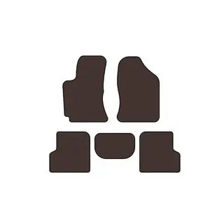 Rubber Floor Mats Carsuit (Brown)