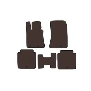 Rubber Floor Mats Carsuit (Brown) photo 1