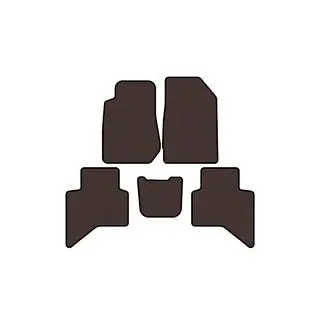 Rubber Floor Mats Carsuit (Brown) photo 1