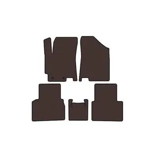Rubber Floor Mats Carsuit (Brown) photo 1