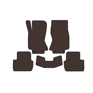 Rubber Floor Mats Carsuit (Brown) photo 1