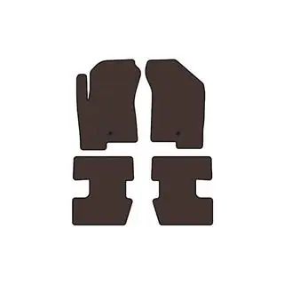 Rubber floor mats Carsuit (2011-2016, brown) photo 1