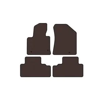 Rubber Floor Mats Carsuit (Brown) photo 1