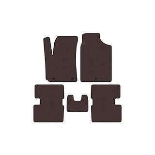 Rubber floor mats Carsuit (HB, brown) Kia Picanto 2016- photo 1