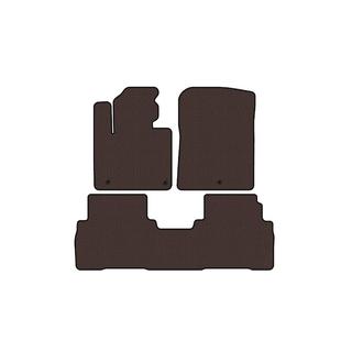 Rubber Floor Mats Carsuit (7-Seater, Brown) Kia Sorento III UM 2014-2020 photo 1