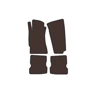 Rubber Floor Mats Carsuit (Brown) photo 1