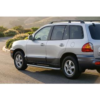 Side Steps Tayga Grey (2 pcs, Aluminum) Hyundai Santa Fe 1 2000-2006 photo 1