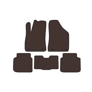Rubber Floor Mats Carsuit (Brown)