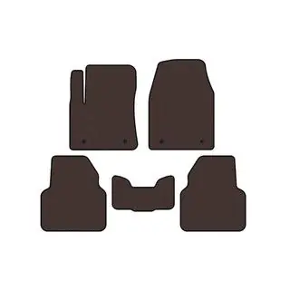 Rubber floor mats Carsuit (HB, brown)