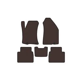 Rubber Floor Mats Carsuit (SD, Brown) Nissan Altima 2012-2018 photo 1