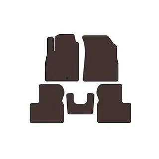 Rubber Floor Mats Carsuit (Brown) photo 1