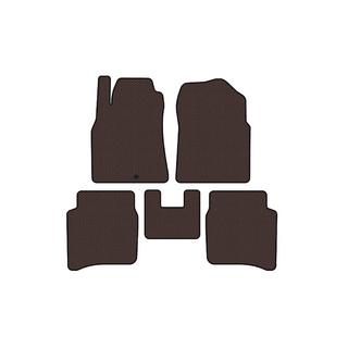 Rubber Floor Mats Carsuit (SD, Brown) Nissan Primera P12 2002–2007 photo 1