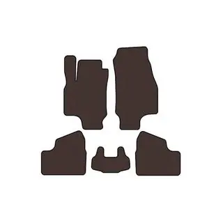 Rubber Floor Mats Carsuit (SD, Brown) photo 1