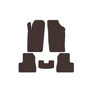 Rubber Floor Mats Carsuit (2009-2013, Brown) Peugeot 206 1998-2024 photo 1