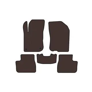 Rubber Floor Mats Carsuit (Brown) photo 1