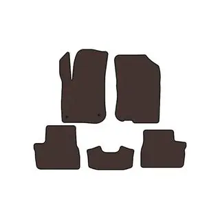 Rubber floor mats Carsuit (HB, 5-door, brown) photo 1