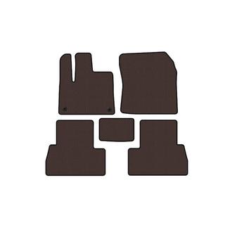 Rubber Floor Mats Carsuit (Long Wheelbase, Brown) Peugeot Partner/Rifter 2019- photo 1