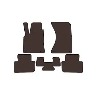 Rubber floor mats Carsuit (2014-2018, brown) photo 1