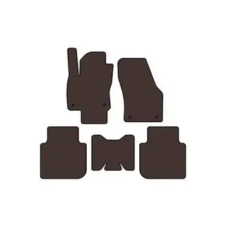 Rubber floor mats Carsuit (5-seater/AT, brown) photo 1