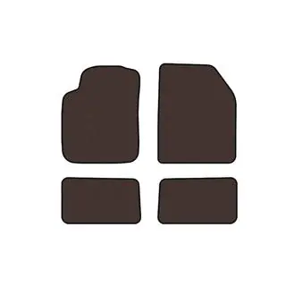 Rubber Floor Mats Carsuit (Brown) photo 1