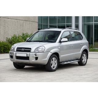Side Steps Sunrise (2 pcs, Aluminum) Hyundai Tucson JM 2004- photo 1