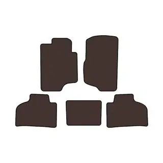 Rubber Floor Mats Carsuit (Brown) photo 1