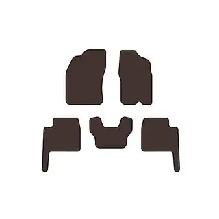Rubber Floor Mats Carsuit (Brown) photo 1