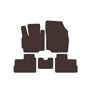 Rubber floor mats Carsuit (for Space Star, 2012-2016, HB, brown) Mitsubishi Space Star/Mirage 2012- photo 1