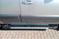 Kia Sorento I BL 2002-2009 Side Steps RedLine V1 (2 pcs, Aluminum) photo 5