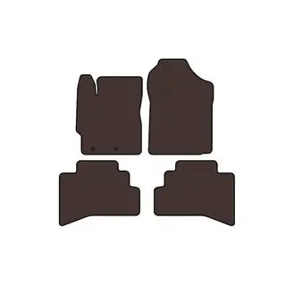 Rubber Floor Mats Carsuit (Brown) photo 1