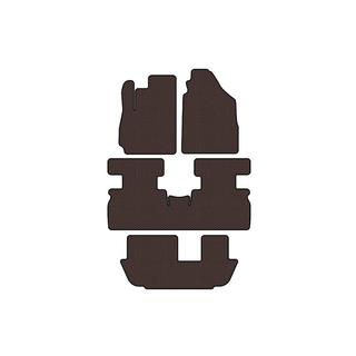 Rubber floor mats Carsuit (3 rows, brown) photo 1