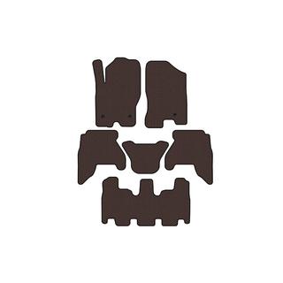 Rubber floor mats Carsuit V1 (3 rows, brown, 2010-2014) Nissan Pathfinder R51 2005-2014 photo 1