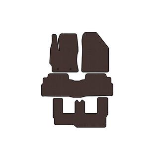 Rubber floor mats Carsuit (3 rows, 7-seater, brown) Toyota Verso 2009–2018 photo 1