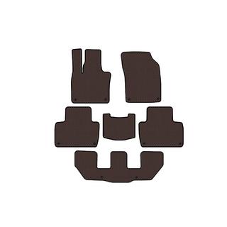 Rubber floor mats Carsuit (3 rows, brown) Volvo XC90 2015- photo 1