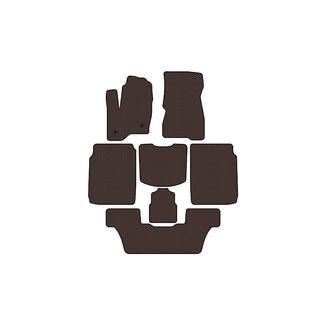 Rubber floor mats Carsuit (3 rows, 2013-2019, brown) photo 1