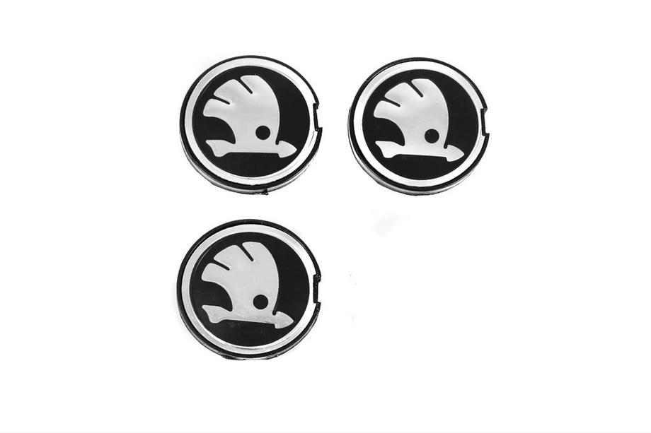 Skoda Wheel center caps 56/52mm sk5652 (3 pcs) Photo 1