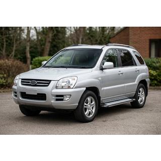 Side Steps Rainbow (2 pcs, Aluminum) Kia Sportage 2004-2010 photo 1