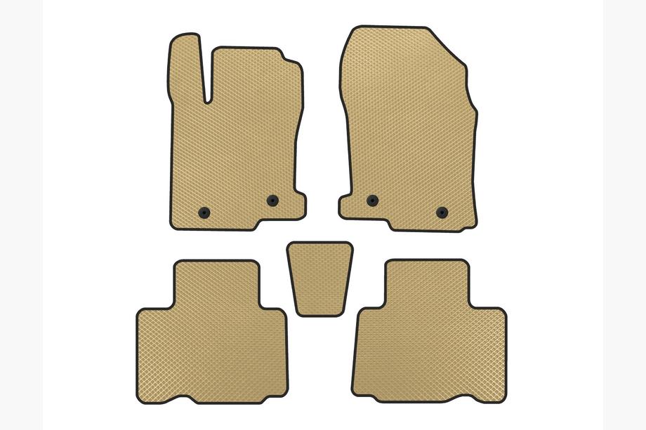 Lexus NX 2014-2021 EVA Floor Mats (Beige) Photo 1