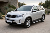 Kia Sorento II XM 2009-2014 Side Steps Line (2 pcs, Aluminum) photo 1