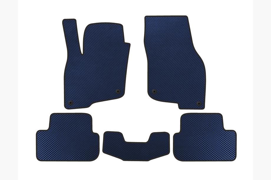 Audi Q2 2016- EVA Floor Mats (For e-tron 2019-, China, Blue) Image