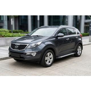 Side Steps Line (2 pcs, Aluminum) Kia Sportage 2010-2015 photo 1
