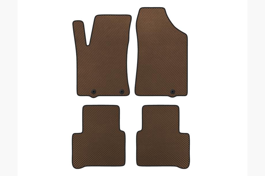 Nissan Teana 2014- EVA Car Mats (SD, Brown) Photo 1