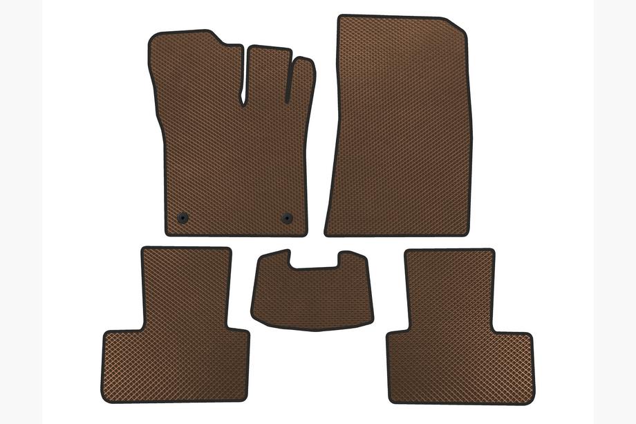 Renault Captur 2019- EVA Floor Mats (Brown) Image