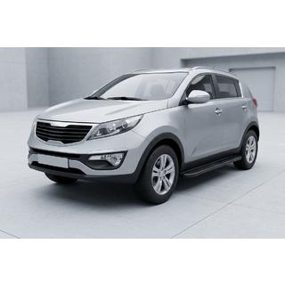 Side Steps Bosphorus Black (2 pcs, Aluminum) Kia Sportage 2010-2015 photo 1