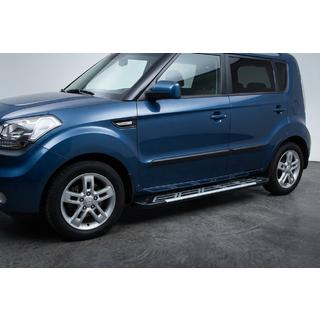 Side Steps Sunrise (2 pcs, Aluminum) Kia Soul I 2008-2013 photo 1
