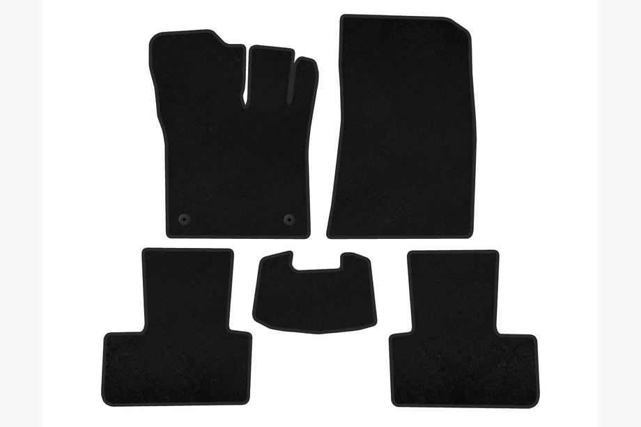 Renault Captur 2019- Textile Floor Mats Classic (Black) Image