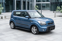 Kia Soul I 2008-2013 Side Steps Bosphorus Black (2 pcs, Aluminum) photo 1