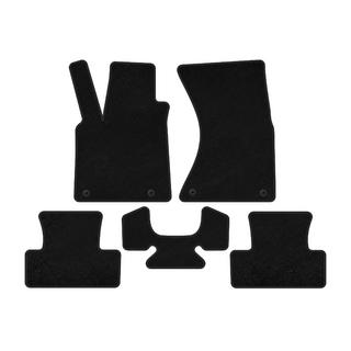 Deluxe Textile Floor Mats (2008-2012, Black) Audi Q5 2008-2017