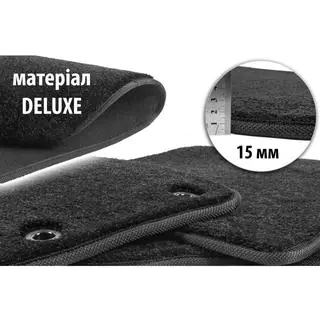 Deluxe Textile Floor Mats (Black)