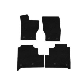 Deluxe Textile Floor Mats (Long, Hybrid, Black)